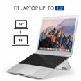 thumbnail image 3 of Support pour Ordinateur Portable Compatible avec Ordinateur Portable/tablette jusqu'à 15'', Support Multi-Angle pour Ordinateur de Bureau, 3 of 7