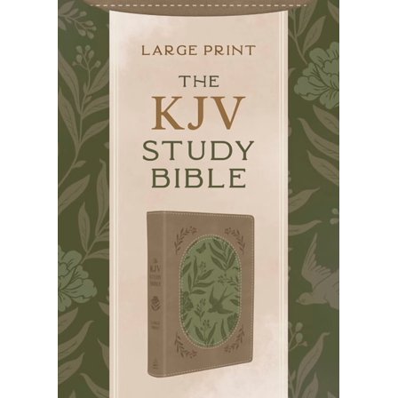 KJV Study Bible The KJV Study Bible, Large Print [Olive Branches], (Hardcover)