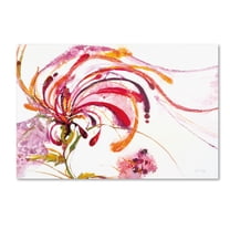 Trademark Fine Art 'Moving and Shaking Bright on White' Canvas Art by Jan Griggs