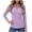 Purple, variant on PBFRDSJ Womens 1/4 Zip Pullover UPF 50 Sun Protection Shirts Summer Long Sleeve Rash Guard Athletic Running Tops