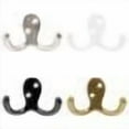 thumbnail image 2 of Cyenie 4 Wall-Mounted Alloy Coat Hooks Coat Hooks Double Prong Coat Hooks Wall Mounted with Screws No Black Coat Hooks for Hanging Towel Coat Bag Hat Cup Key, 2 of 9