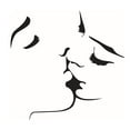 thumbnail image 1 of Living room kissing wall stickers, decorative stickers, 1 of 8