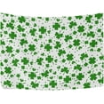 thumbnail image 3 of Coolnut St. Patrick's Day Clover Tapestry Washable Polyester Art Wall Hanging Blanket for Living Room Bedroom Dorm Party, 60 x 51 Inch Home Decor Gifts, 3 of 7
