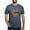 Heather Navy, variant on CafePress - California Quail & Golden Poppy Men's Deluxe T Shi - Mens Tri-blend T-Shirt