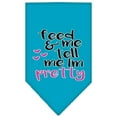 thumbnail image 6 of Pet and Dog Bandana Screen Printed, "Feed Me  Tell Me I'm Pretty", 6 of 10