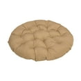 thumbnail image 3 of Bothyi Padded Seat Cushion Egg Chair Cushion Diameter 40cm for Bedroom Porch Garden Khaki, 3 of 8