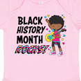 thumbnail image 4 of Inktastic Black History Month Rocks- Girl with Guitar Boys or Girls Baby Bodysuit, 4 of 5