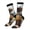 3 Black, variant on Cat In Sun Hat Print Adult Socks for Men & Women,Calf Socks, Ankle Socks,Boots Socks,Breathable Casual Sock,Unisex Crew Socks