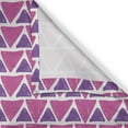 thumbnail image 5 of Ambesonne Geometric Grommet Curtain, Hand Drawn Triangles, 50" x 72", Purple and Pink, 5 of 6