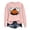 Pink_1, variant on Godom Halloween Womens Sweatshirts Pumpkin Graphic Crewneck Long Sleeve Tops Casual Loose Pullover Shirts 2025 Clothes