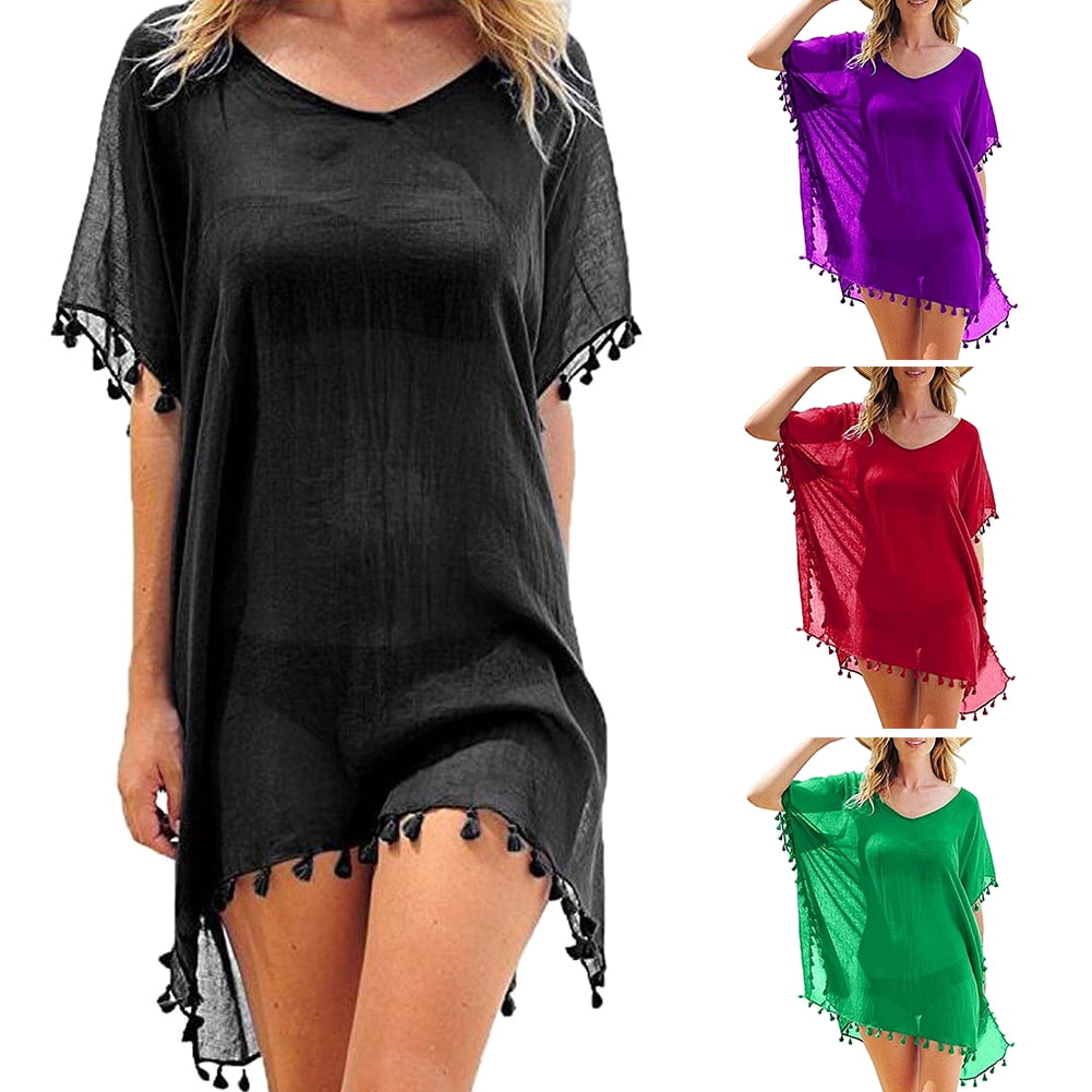 beach cover up dresses walmart