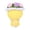 Jaune, variante sur lingqin Bouquet de Fleurs, Fleurs Artificielles, Fait Main, Cadeau de la Saint-Valentin, rose Pourpre