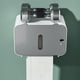 thumbnail image 5 of Wosthever Dispensador de papel higiénico sin perforaciones con sensor inteligente para Hotel y oficina en casa, caja de almacenamiento de servilletas Almacenamiento y organización del hogar Gris Wosthever HA067026-01B, 5 of 6