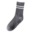 thumbnail image 2 of QSAWXQZ Women's Striped Non Slip Crew Socks Grip Sole Pilates Yoga Workout Socks Comfortable Daily Free Size, 2 of 6