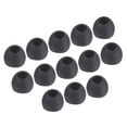 thumbnail image 1 of Uxcell Replacement Silicone Ear Tips Earbuds Bud Earbuds Tips Black Middle, 1 of 5