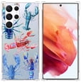 thumbnail image 1 of Lobster Collage Clear Case for Samsung Galaxy S23 Ultra,Aesthetic Art Design Case for Men Women,Unique Trendy Transparent TPU Bumper Case Cover, 1 of 5