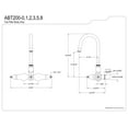 thumbnail image 4 of Kingston Brass Vintage Goose Neck Faucet with Back Outlet & Diverter, 4 of 4