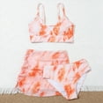 thumbnail image 4 of Girl's 3 Piece Halter Bikini Sets Bathing Suit with Cover Up Skirt, 4 of 6