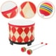 thumbnail image 4 of Tambor de madera, instrumento de percusión para niños, tambor para niños pequeños con baquetas, tambor de marcha para juguetes musicales educativos, juguetes de aprendizaje sensorial, 4 of 8