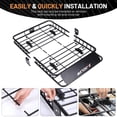 thumbnail image 5 of Roof Rack, 51 x 36 Inch Rooftop Cargo Carrier, 200LBS Weight Capacity Heavy Duty Roof Rack Basket for SUV and Pick (Cargo Rack), 5 of 7