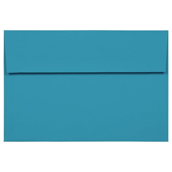 JAM Paper A8 Envelopes, 5 1/2 x 8 1/8, Blue, 50/Pack