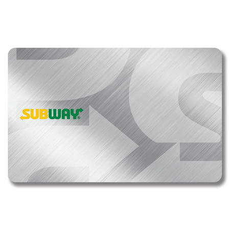 Subway $25 Gift Card (Best Restaurant Gift Card Deals 2019)
