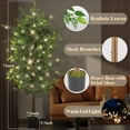 thumbnail image 4 of Artificial Ficus Tree, 6FT Fake Ficus Tree Plant with Warm White String Lights, Tall Fake Plant Potted Faux Tree Indoor Outdoor Home Office Decor Floor Plants for Living Room (71 in), 4 of 8