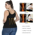 thumbnail image 4 of Vaslanda Waist Trainer for Women Corset Shapewear with Zipper Women's Waist Cincher Tank Top with Adjustable Straps, 4 of 6