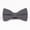 Dark Gray, variant on Men Solid Cotton Pre-tied Bow Tie Wedding Party Groom Suit Tuxedo Shirt Bowtie