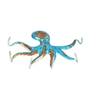 Octopus Wall Hook, Cast Iron Octopus Wall Hook Unique Shape Multi Purpose  For Kitchen For Balcony For Bedroom For Bathroom