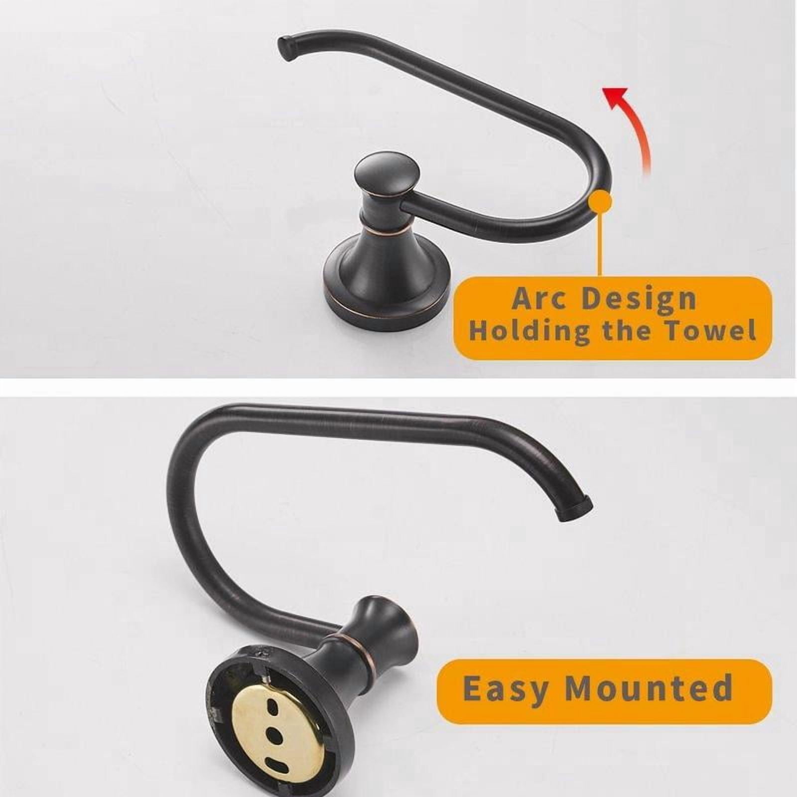 Oil Rubbed Bronze Toilet Tissue Paper Holder Oil Rubbed Bronze Bathroom Accessories Toilet roll Paper Hanger, Wall Mounted, Rustproof