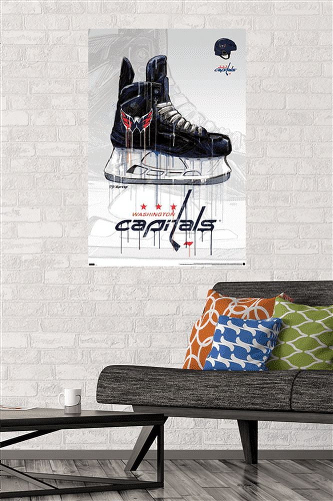 NHL Washington Capitals - Drip Skate 21 Wall Poster, 22.375" x 34"