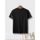 thumbnail image 2 of Camiseta informal de moda para hombre, con estampado geométrico, corte regular, manga corta, cuello redondo, verano, sin relleno, estilo jersey, para uso diario., 2 of 5