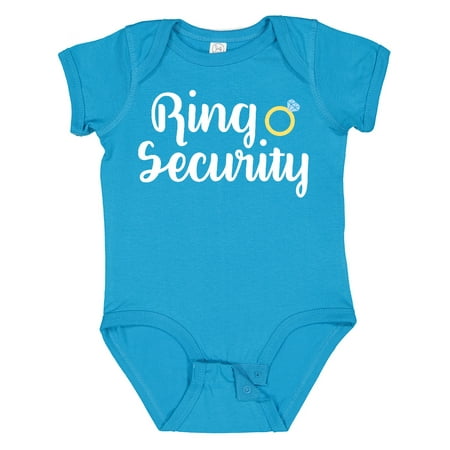 

Inktastic Ringbearer Ring Security White Text Gift Baby Boy or Baby Girl Bodysuit