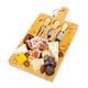 thumbnail image 3 of Juego De Cuchillos Y Tabla De Queso Para Pizza De Bambú Con Cajón Con Mango De Madera Baoblaze Cuchillos para tabla de quesos, 3 of 6
