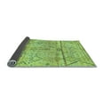 thumbnail image 2 of Ahgly Company Indoor Round Oriental Light Blue Modern Area Rugs, 7' Round, 2 of 4