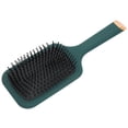 thumbnail image 1 of Peine masajeador antiestático para el cuero cabelludo, para puntas abiertas y para desenredar el cabello teñido o permanentado. Verde oscuro., 1 of 5