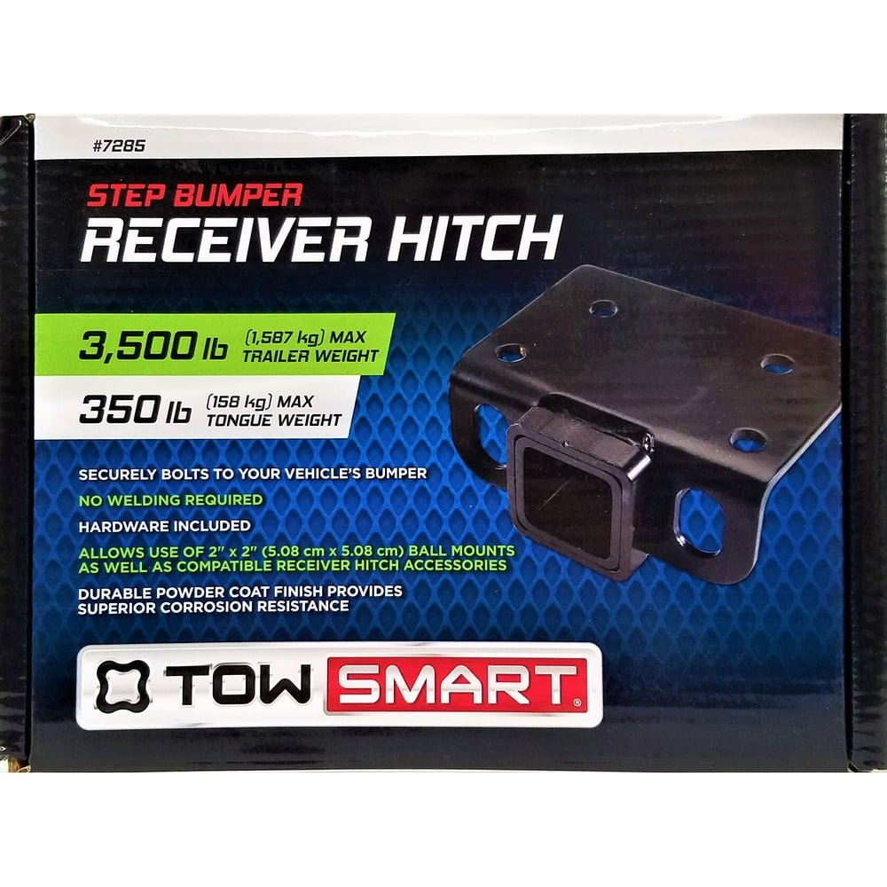 TowSmart 7285 Class II Step Bumper Receiver Hitch 2" Receiver Opening