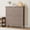 Gray, variant on Garvee Entryway Shoe Cabinet with Fluted Doors, 31.5" Freestanding Shoe Rack Cabinet with 2 Flip Drawers for Hallway Bedroom Apartment, Natural Wood