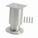 thumbnail image 3 of Pata de soporte para cama, patas para muebles de altura ajustable, patas de gabinete resistentes fáciles de instalar con tornillos para sofá, mesa de 100MM, 3 of 9
