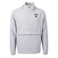 thumbnail image 2 of Men's Cutter & Buck Gray Texas Rangers City Connect Charter Eco Recycled Half-Zip Anorak Jacket, 2 of 3