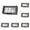 6PC, variant on 2 Pieces Mini Digital Clock Small Digital Clock Stick on Battery Operated Self Adhesive Bracket for Car Dashboard Fridge
