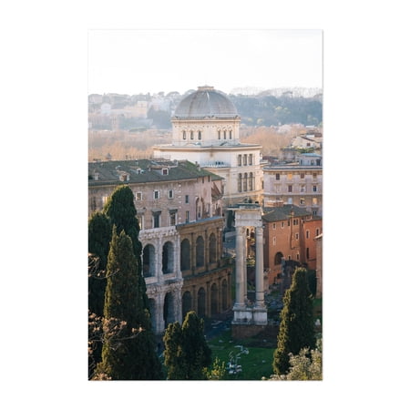 Tempio Maggiore di Roma - Rome Lazio Italy Photography Unframed Wall Art Print 5 x 7 inches