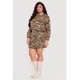 thumbnail image 3 of Women's Plus Size Hunter Camo Zip Front Drawstring Hem Jacket, 3 of 4