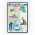 thumbnail image 3 of Amelia Island, Florida, Nautical Chart (16x24 Giclee Gallery Art Print, Vivid Textured Wall Decor), 3 of 3