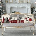 thumbnail image 3 of Christmas Decorations - Christmas Pillow Covers 18x18 Set of 4,Winter Holiday Decor Throw Cushion Case for Home Couch, 3 of 6