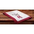 thumbnail image 6 of Vargottam Luxury Collection Dinner Table Linen Dcor Cotton Napkin Printed Fabric Reusable Napkins Set Of 6, 20 X 20 - Winter Christmas Deer, 6 of 6