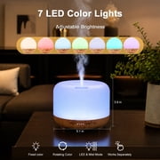 Fimilo 500ml Aroma Diffuser with 6*10ml Essential Oil with Remote Control for Large Room Home Office Car, Aromatherapy Fragrant Oil Air Humidifier Vaporizer for Gift