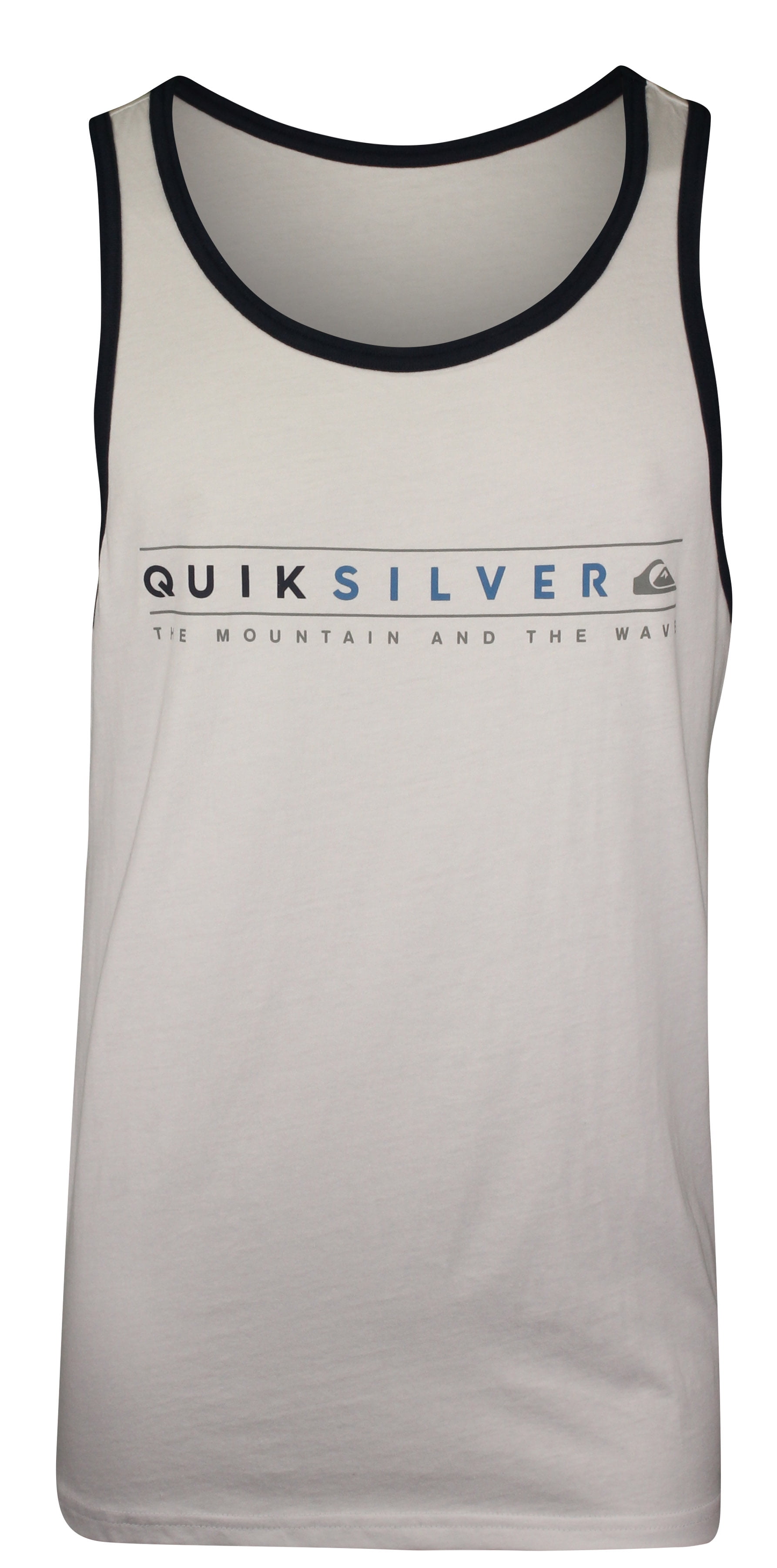 Quiksilver Quiksilver Mens Always Clean Tank Top White/Blue Small