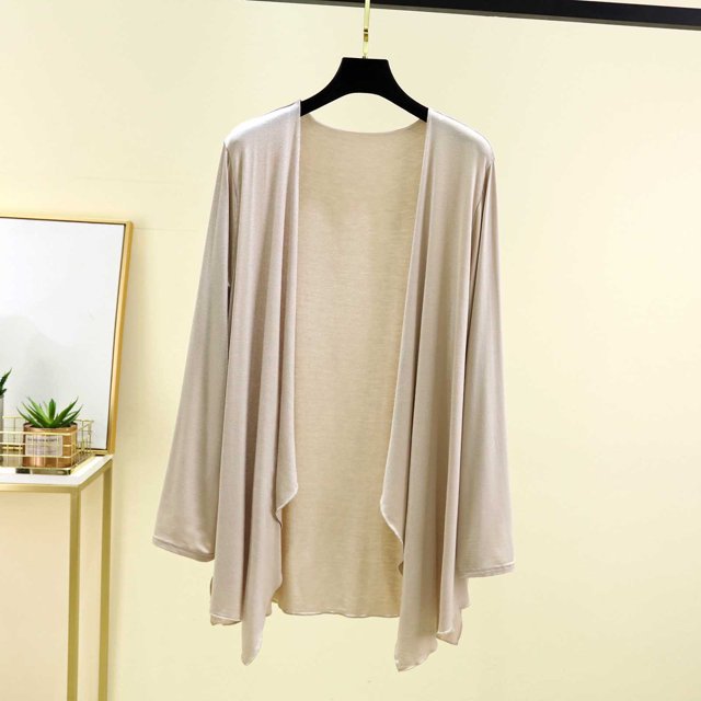 Blouse Femme Unie Décontractée Mode Col Rond Manches Longues Pyjama